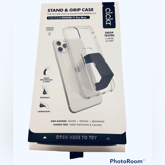 CLCKR  Stand and Grip Case (iPhone 11 Pro Max) - Picture 2 of 8